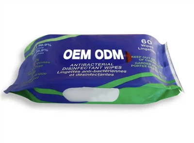 Desinfecterende doekjes veilig voor de huid